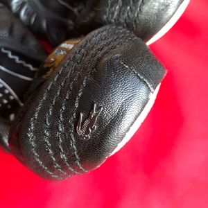 Lacoste Villietta Black leather ballet flats